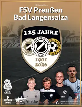 Cover von FSV 1996 Preußen Bad Langensalza e.V.